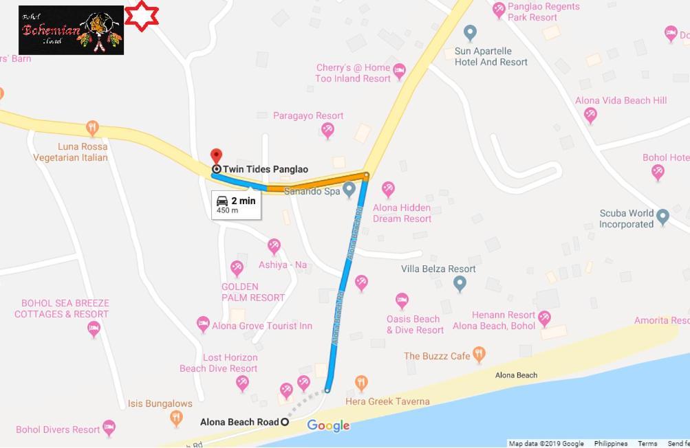 פנגלאו Bohemian Bohol Hostel מראה חיצוני תמונה